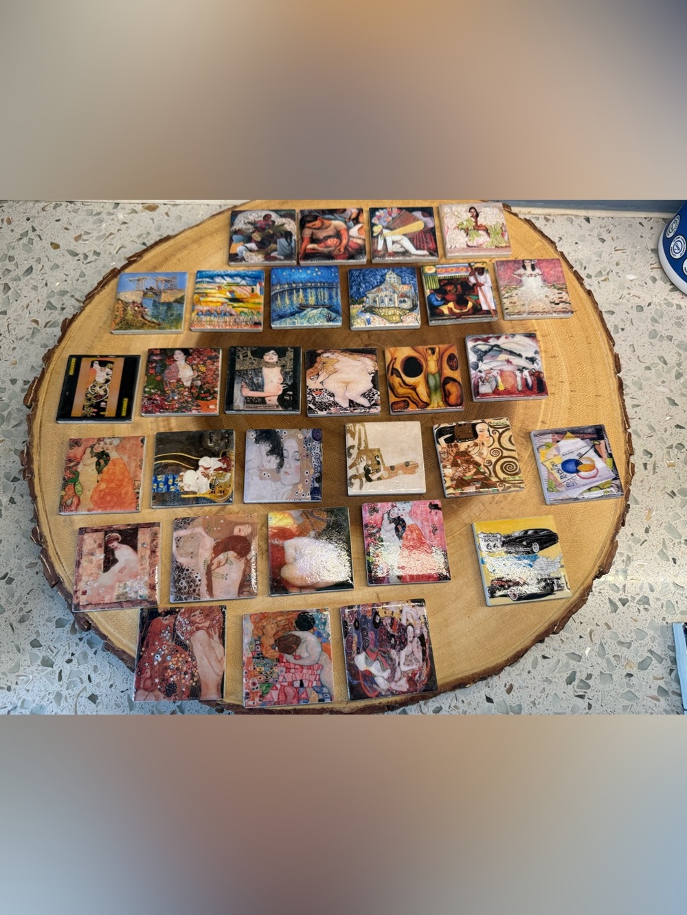 Art Tiles 2” Ceramic - Assorted Classic Artwork Designs